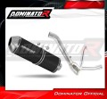 εξάτμιση τελικό DOMINATOR OVR ΜΑΥΡΟ για μοτοσυκλέτα Suzuki DL 650 V Strom 2007 - 2011 3