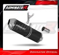 εξάτμιση τελικό DOMINATOR OVR ΜΑΥΡΟ κατάλληλο για μοτοσυκλέτα Piaggio MP3 500 3