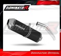 εξάτμιση τελικό DOMINATOR OVR ΜΑΥΡΟ κατάλληλο για μοτοσικλέτα Kawasaki Z750 2007 - 2012