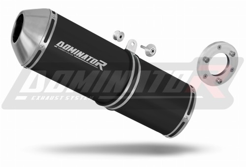 εξάτμιση τελικό DOMINATOR OVR ΜΑΥΡΟ κατάλληλο για μοτοσυκλέτα Kawasaki ZR7 / ZR7S 1999 - 2004