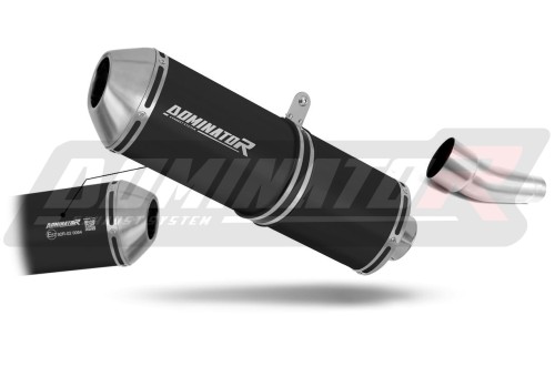 wydech tłumik DOMINATOR Homologowany OVR CZARNY pasujący do motocykla Kawasaki ZX6R 636 2009 - 2024