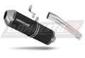 εξάτμιση τελικό DOMINATOR OVR ΜΑΥΡΟ για τη μοτοσυκλέτα Honda XRV 750 AFRICA TWIN RD04 1990 - 1992