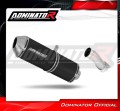 εξάτμιση τελικό DOMINATOR OVR ΜΑΥΡΟ κατάλληλο για μοτοσυκλέτα Honda VFR 750 1990 - 1992 2