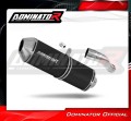 εξάτμιση τελικό DOMINATOR OVR ΜΑΥΡΟ για μοτοσυκλέτα Honda CB 600F HORNET PC41 2007 - 2013 2