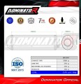 εξάτμιση τελικό DOMINATOR OVR ΜΑΥΡΟ που ταιριάζει στη μοτοσυκλέτα Honda CB 500 F 2016 - 2019 2