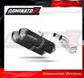 εξάτμιση τελικό DOMINATOR OVR ΜΑΥΡΟ συμβατό με μοτοσικλέτα Aprilia Pegaso 650 Factory 2007 - 2010 3