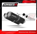 εξάτμιση τελικό DOMINATOR OVR ΜΑΥΡΟ που ταιριάζει στη μοτοσυκλέτα Aprilia Pegaso 650 2001 - 2004 3