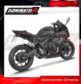 ολοκληρωμένο σύστημα εξάτμισης με τελικό DOMINATOR Full System GP ΜΑΥΡΟ κατάλληλο για τη μοτοσυκλέτα Honda CBR 650 R / E-Clutch 2024 - 2025