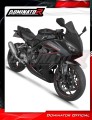 complete exhaust system with muffler DOMINATOR Full System S6 fits to Honda CBR 650 R / EClutch 2024  2025 3