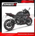 ολοκληρωμένο σύστημα εξάτμισης με τελικό DOMINATOR Full System S6 ΜΑΥΡΟ κατάλληλο για μοτοσυκλέτα Honda CBR 650 R / E-Clutch 2024 - 2025