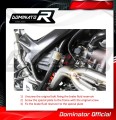 exhaust muffler DOMINATOR OV fits to Yamaha XT 660 R 2004  2016 5