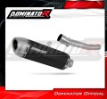 εξάτμιση τελικό DOMINATOR S6 ΜΑΥΡΟ για τη μοτοσυκλέτα Suzuki GSF BANDIT 1200 1996 - 2000