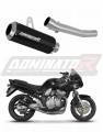 εξάτμιση τελικό DOMINATOR GP ΜΑΥΡΟ κατάλληλο για μοτοσυκλέτα Suzuki GSF BANDIT 1200 1996 - 2000