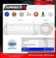 wydech tłumik DOMINATOR GP CZARNY pasujący do motocykla Suzuki GSF BANDIT 1200 1996 - 2000 6