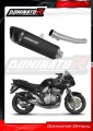 εξάτμιση σιλανσιέ DOMINATOR εγκεκριμένη HP6 ΜΑΥΡΗ κατάλληλη για μοτοσυκλέτα Suzuki GSF BANDIT 1200 1996 - 2000 3