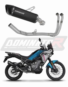 CF MOTO 450 MT 2024 Full system Πολλαπλή εξάτμιση σιγαστήρας HP6 BLACK + dB killer