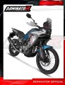 πλήρες σύστημα εξάτμισης με σιγαστήρα DOMINATOR Full System HP6 ΜΑΥΡΟ κατάλληλο για τη μοτοσυκλέτα CF MOTO 450 MT 2024  6