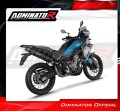 πλήρες σύστημα εξάτμισης με σιγαστήρα DOMINATOR Full System MX2 ΜΑΥΡΟ κατάλληλο για τη μοτοσυκλέτα CF MOTO 450 MT 2024 4