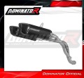 εξάτμιση τελικό DOMINATOR HP6 ΜΑΥΡΟ για τη μοτοσυκλέτα Kawasaki ZX10R 2006 - 2007 3