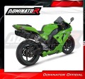 εξάτμιση τελικό DOMINATOR HP6 ΜΑΥΡΟ για τη μοτοσυκλέτα Kawasaki ZX10R 2006 - 2007 4