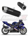 εξάτμιση τελικό DOMINATOR S6 ΜΑΥΡΟ κατάλληλο για μοτοσυκλέτα Honda CBR 954 2002 - 2003