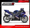 εξάτμιση τελικό DOMINATOR S6 ΜΑΥΡΟ κατάλληλο για μοτοσυκλέτα Honda CBR 954 2002 - 2003 5