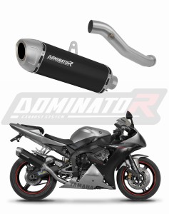 Yamaha YZF R1 1000 RN09 2002 - 2003 εξάτμιση τελικό S6 BLACK + dB killer