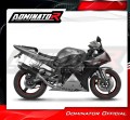 εξάτμιση τελικό DOMINATOR S6 ΜΑΥΡΟ κατάλληλο για μοτοσυκλέτα Yamaha YZF R1 1000 RN09 2002 - 2003 5