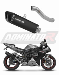 Yamaha YZF R1 1000 RN09 2002 - 2003 εξάτμιση τελικό HP6 BLACK + dB killer