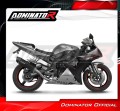 εξάτμιση τελικό DOMINATOR HP6 ΜΑΥΡΟ κατάλληλο για μοτοσυκλέτα Yamaha YZF R1 1000 RN09 2002 - 2003 5