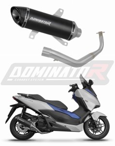 Honda NSS 125 FORZA 2017 - 2020 Full Exhaust System Collector Silencer HP8 BLACK + dB killer