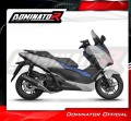 ολοκληρωμένο σύστημα εξάτμισης με τελικό DOMINATOR Full System HP8 ΜΑΥΡΟ κατάλληλο για τη μοτοσυκλέτα Honda NSS 125 FORZA 2017 - 2020 5