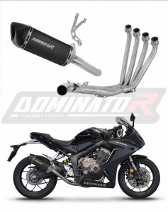 Honda CB 650 R 2019 - 2023 Ολόκληρο σύστημα Πολλαπλή εξαγωγής εξάτμιση τελικό HP6 BLACK + dB killer
