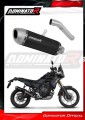 εξάτμιση τελικό DOMINATOR S6 ΜΑΥΡΟ κατάλληλο για μοτοσυκλέτα Yamaha Tenere 700 2021 - 2024 2