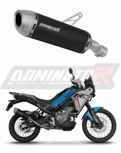 CF MOTO 450 MT 2025 - 2026 εξάτμιση τελικό S6 BLACK + dB killer