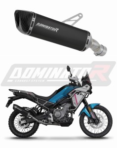 CF MOTO 450 MT 2025 - 2026 εξάτμιση τελικό HP6 BLACK + dB killer