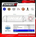 εξάτμιση τελικό DOMINATOR HP6 ΜΑΥΡΟ κατάλληλο για τη μοτοσυκλέτα Honda CB 1000 Hornet / SP 2025 6