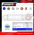 εξάτμιση τελικό DOMINATOR GPF ΜΑΥΡΟ συμβατό με μοτοσυκλέτα Yamaha Tenere 700 2025 - 2026 6