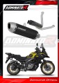 εξάτμιση τελικό DOMINATOR S6 ΜΑΥΡΟ κατάλληλο για μοτοσυκλέτα Suzuki DL 650 V-Strom 2017 - 2025 2