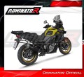 εξάτμιση τελικό DOMINATOR S6 ΜΑΥΡΟ κατάλληλο για μοτοσυκλέτα Suzuki DL 650 V-Strom 2017 - 2025 4