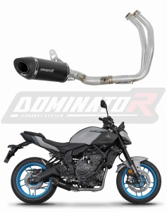 Yamaha MT 07 2025 Ολόκληρο σύστημα Χταπόδι εξάτμιση σιλανσιέ HP8 BLACK + dB killer