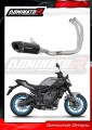 complete exhaust system with muffler DOMINATOR Full System HP8 BLACK fits to Yamaha MT 07 2025  2