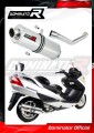 wydech tłumik DOMINATOR Owalny pasujący do motocykla Suzuki BURGMAN 400 2003 - 2006