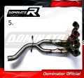 decat tłumik środkowy DOMINATOR Mid Pipe pasujący do motocykla S1000RR 2012 - 2014 6