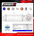 εξάτμιση τελικό DOMINATOR Οβάλ κατάλληλο για μοτοσυκλέτα Honda CBF 600 2004 - 2007 3