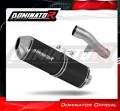 εξάτμιση τελικό DOMINATOR OVR ΜΑΥΡΟ για μοτοσυκλέτα Honda CBF 600 2004 - 2007 2