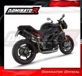 εξάτμιση τελικό DOMINATOR HP8 ΜΑΥΡΟ που ταιριάζει στη μοτοσυκλέτα Triumph Speed Triple 1050 2011 - 2016 4