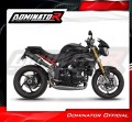 εξάτμιση τελικό DOMINATOR HP8 ΜΑΥΡΟ που ταιριάζει στη μοτοσυκλέτα Triumph Speed Triple 1050 2011 - 2016 5