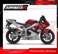 εξάτμιση τελικό DOMINATOR S6 ΜΑΥΡΟ κατάλληλο για μοτοσυκλέτα Yamaha YZF R1 1000 RN04 2000 - 2001 5