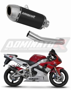 Yamaha YZF R1 1000 RN04 2000 - 2001 εξάτμιση Τελικό S6 Shorty BLACK + dB killer